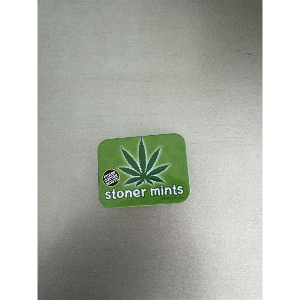Stoner Mints" Collectible Tin - Empty Novelty Stash Box - Boston America Corp.